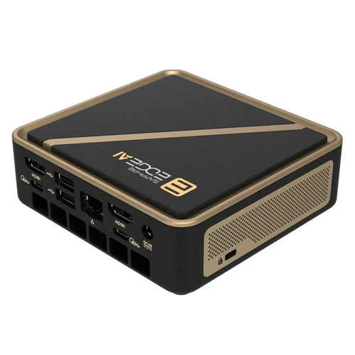 Sapphire EDGE AI 350 Barebone AMD Ryzen AI 7 350 With 2xSODIMM DDR5, 3xM.2 Slots 4H020-04-40G Mini PC