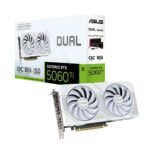 ASUS Dual GeForce RTX 5060 Ti 8GB GDDR7 White OC Edition Graphic Card DUAL-RTX5060TI-O8G-WHITE