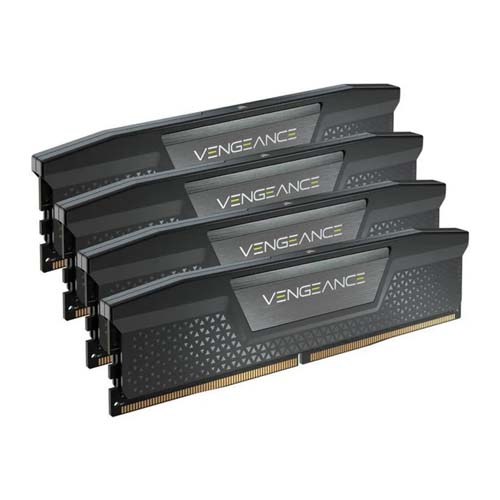 Corsair Vengeance 96GB (24GBX4) DDR5 5600MHz CL38 Black Desktop Memory CMK96GX5M4B5600Z40