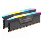 Corsair Vengeance RGB 64GB (2x32GB) DDR5 5600MHz Black Desktop Memory CL40 CMH64GX5M2D5600Z40