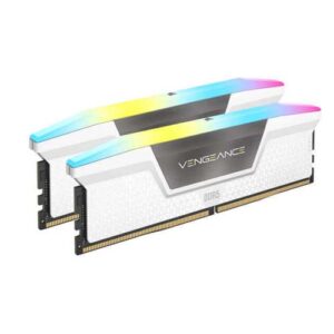 Corsair Vengeance RGB 64GB (2x32GB) DDR5 5600MHz Desktop Memory CL40 CMH64GX5M2B5600C40W
