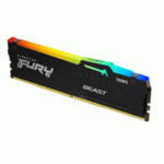 Kingston Fury Beast RGB 32GB (32GBx1) DDR5 6000MHz CL 30 Desktop RAM (Black) KF560C30BBEA-32