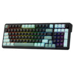 Redragon Eisa K686 - 96% Wired RGB Mechanical Keyboard Green and Black (Magnetic Switch)