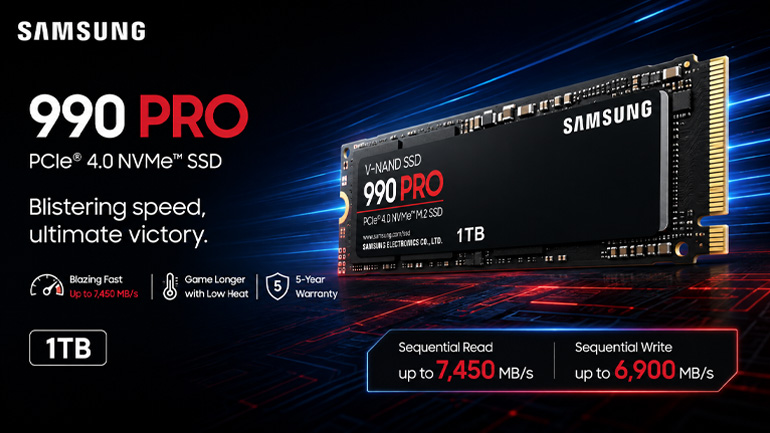 Samsung 990 NVME SSD