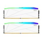 V-COLOR Manta XFinity RGB DDR5 64GB (32GBx2) 6000MHz CL30 White Desktop Memory TMXFL3260830WWK